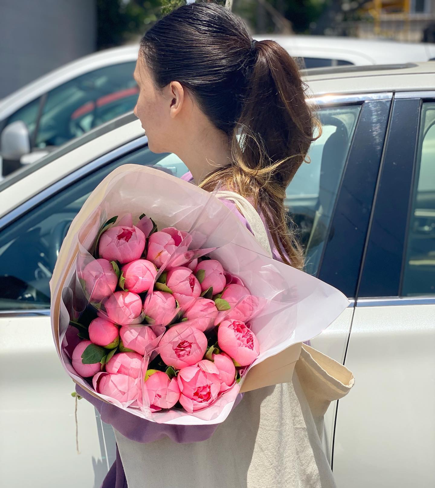 Simple Peony Bouquet