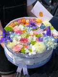 Macaroon Box with Flowers