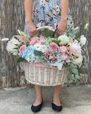 Pastel-Colored Basket